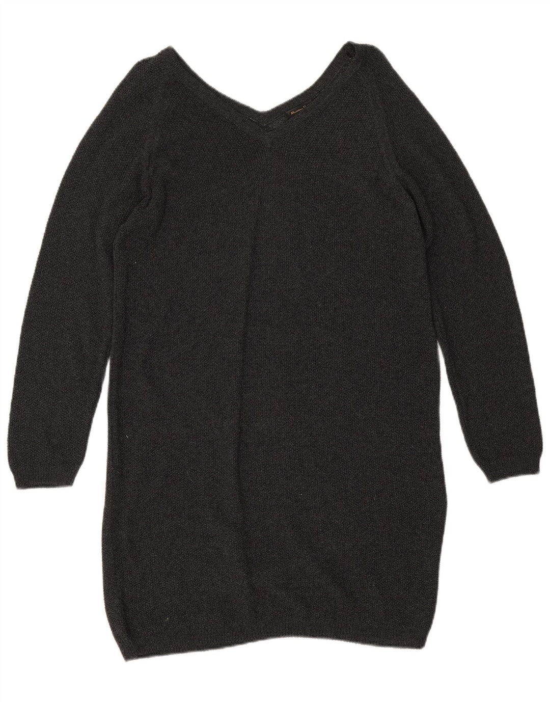 Massimo Dutti Dame Jumper Kjole UK 14 Medium Grå