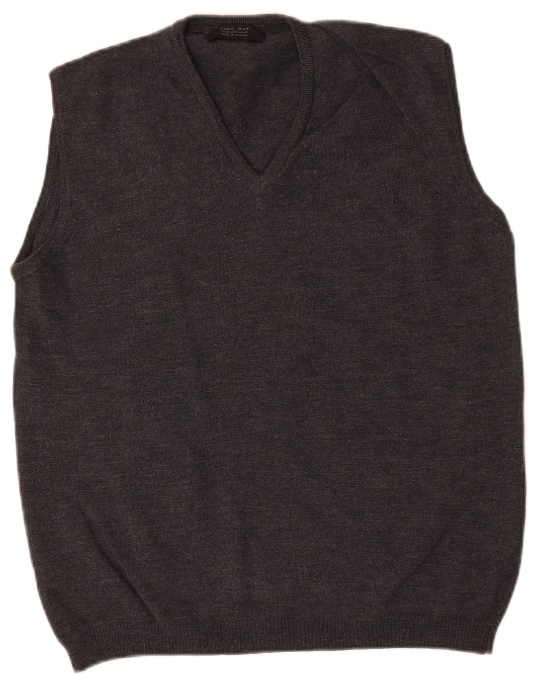 ZARA Womens Vest Tank Top UK 18 XL Grey