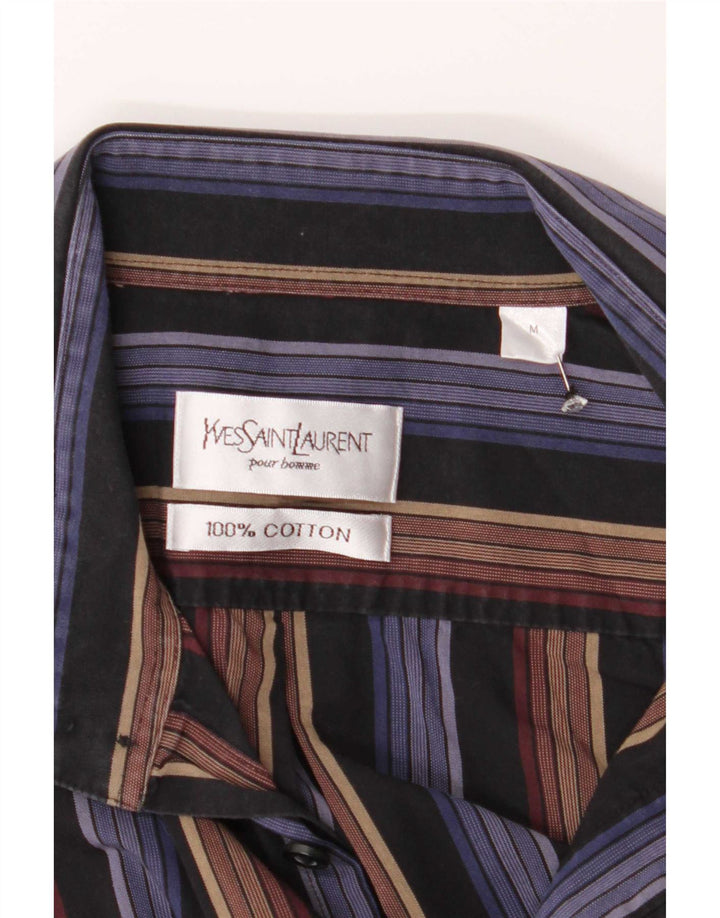 Yves Saint Laurent Herreskjorte Medium Flerfarvet Stribet Bomuld