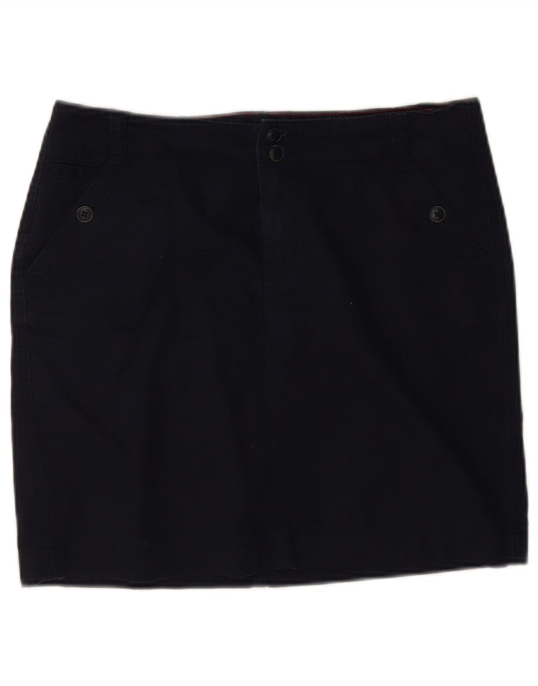 Tommy Hilfiger Dame Mini-nederdel US 6 Medium W30 Marineblå Bomuld