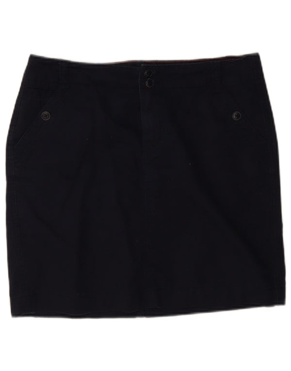 Tommy Hilfiger Dame Mini-nederdel US 6 Medium W30 Marineblå Bomuld