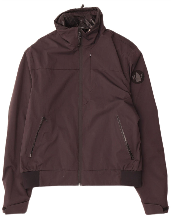 Murphy & Nye Herre Windbreaker Jacket UK 42 XL Sort Nylon