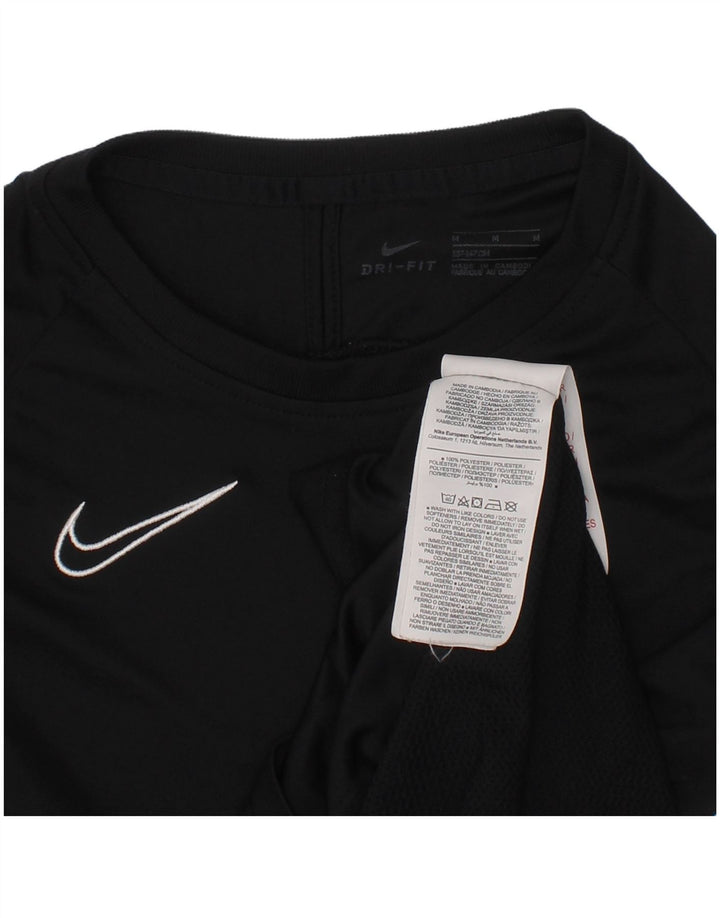 Nike Boys T-Shirt Top 10-11 år Medium Sort Polyester Sports