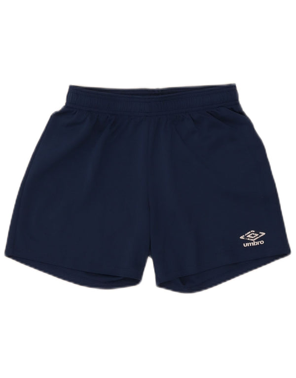 Umbro Boys Sports Shorts 11-12 År Navy Blue Polyester