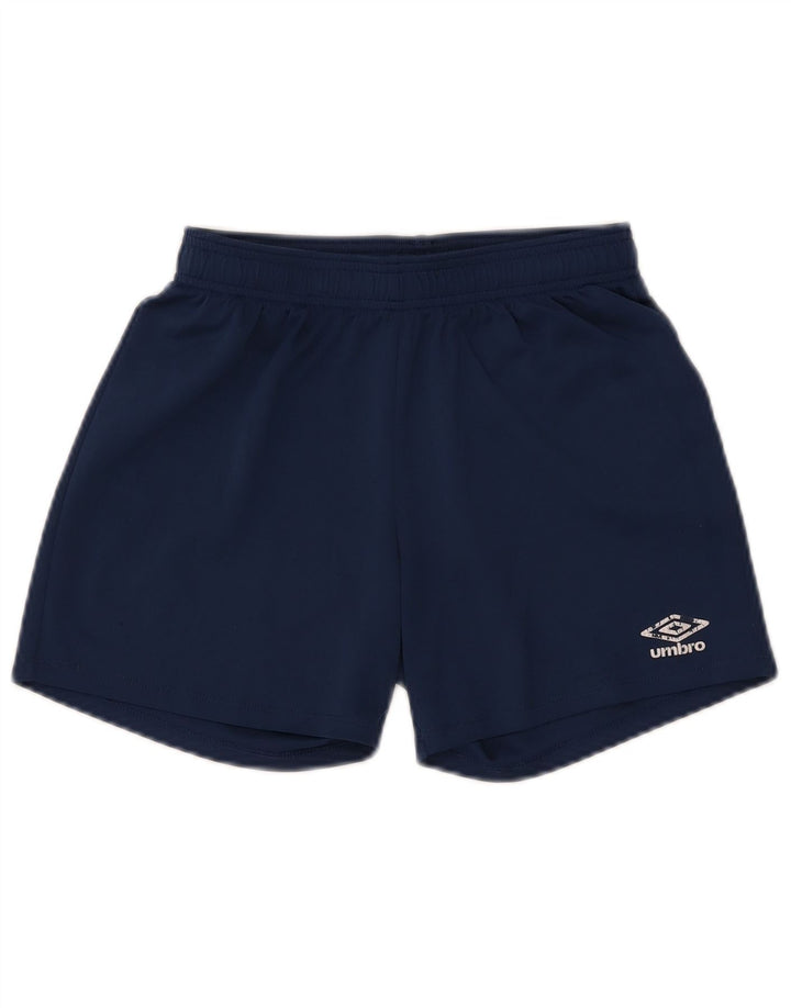 Umbro Boys Sports Shorts 11-12 År Navy Blue Polyester