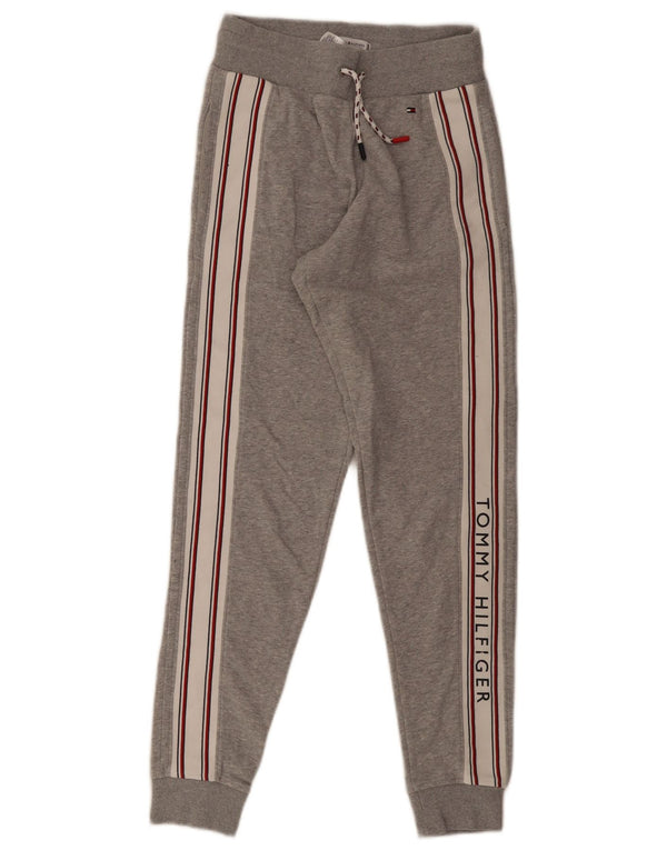 Tommy Hilfiger Herre Grafisk træningsdragt Bukser Joggers XS Grå Colourblock