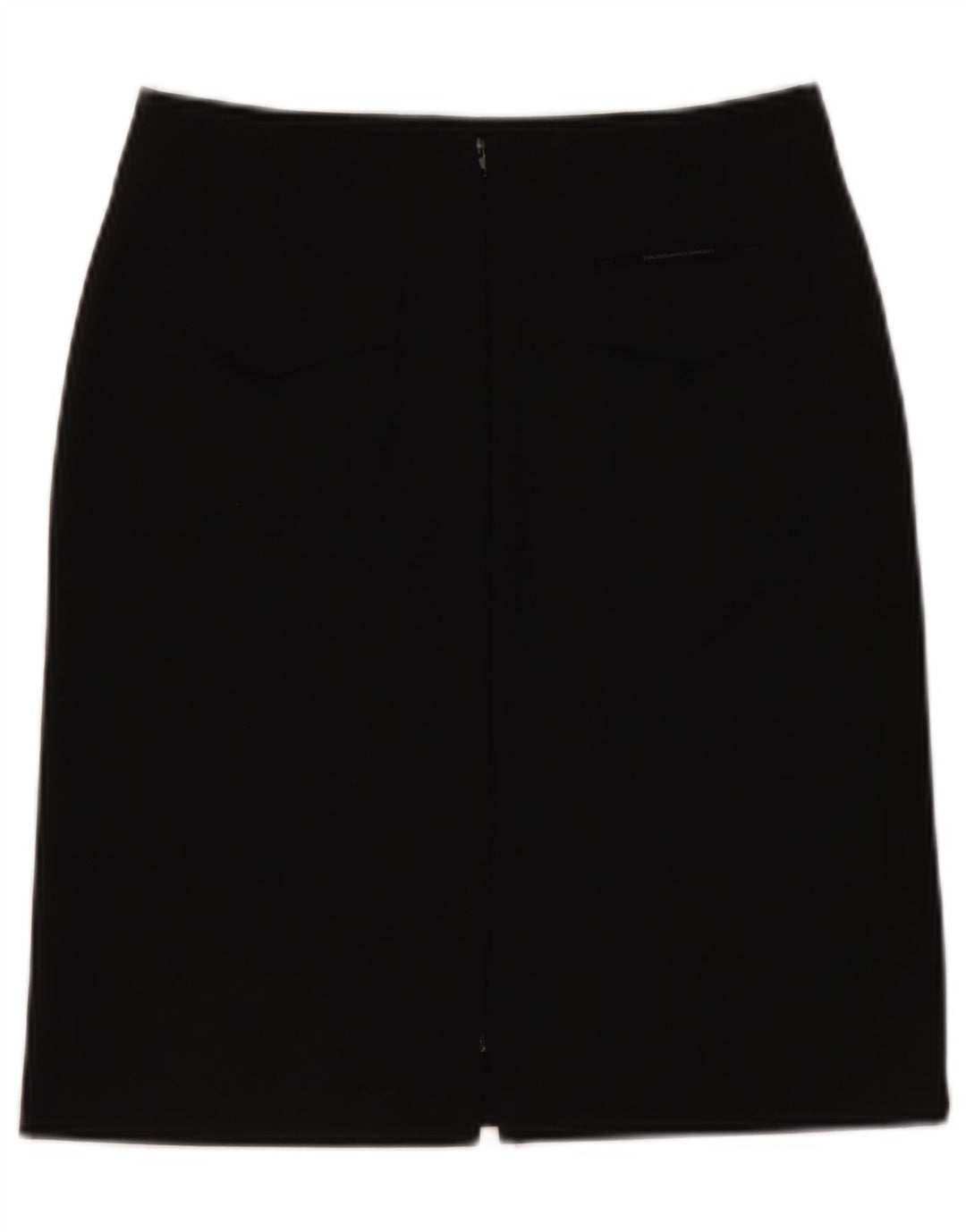 Trussardi Pencil Nederdel til kvinder IT 40 Small W28 Sort Polyester