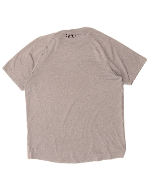 Under Armour Herre T-Shirt Top Medium Grå
