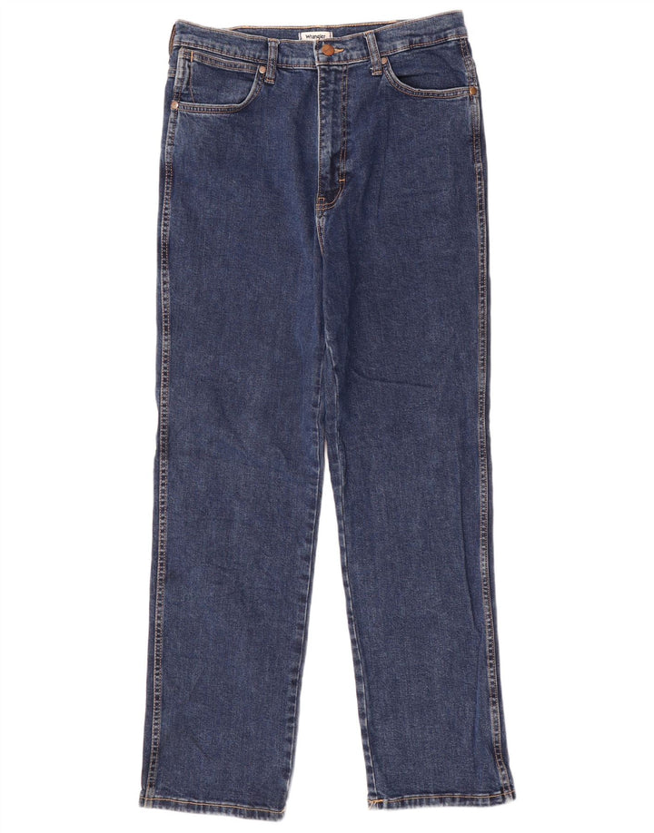 Wrangler Herre Wild West Straight Jeans W31 L30 Blå Bomuld