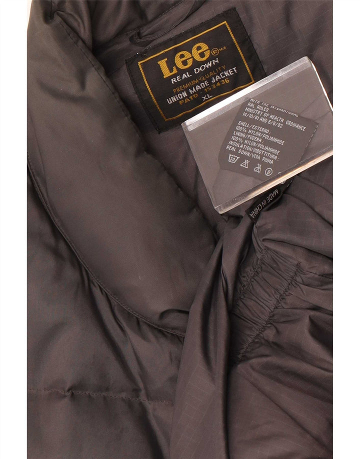 Lee Mens Polstret Gilet UK 42 XL Grå Nylon