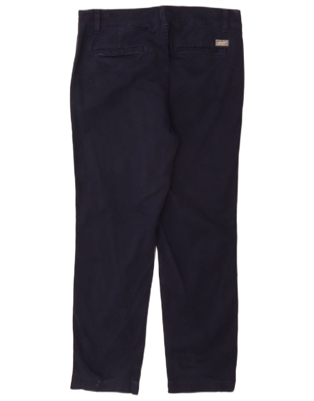 Eddie Bauer Chinobukser til kvinder US 8 Medium W30 L26 Marineblå bomuld