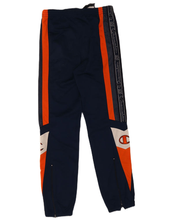 Champion Boys Grafisk træningsdragt bukser 13-14 år Navy Blue Colourblock