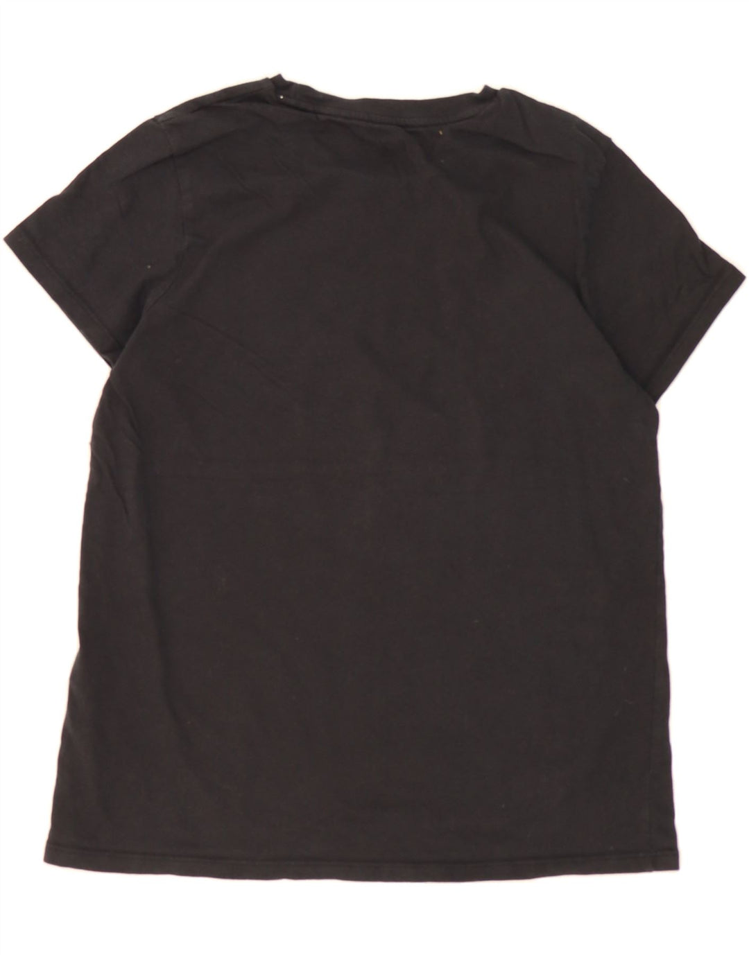 LEVI'S Womens Graphic T-Shirt Top UK 14 Large Black Cotton Vintage Levi's and Second-Hand Levi's from Messina Hembry 