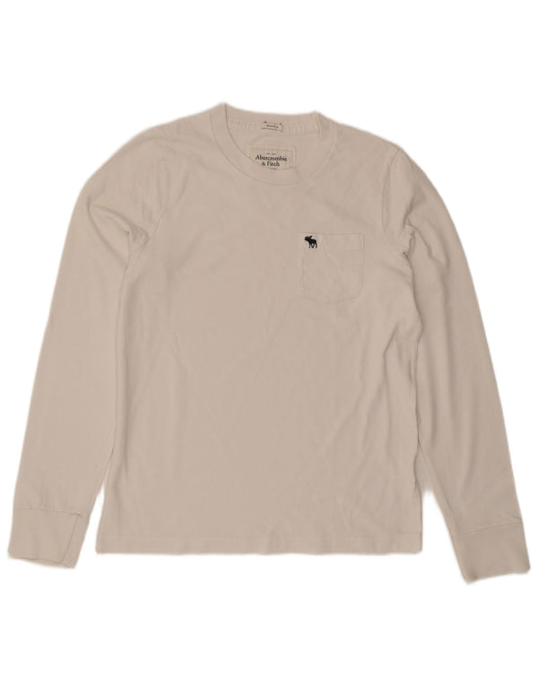 Abercrombie & Fitch Mens Muscle Top Long Sleeve Medium White
