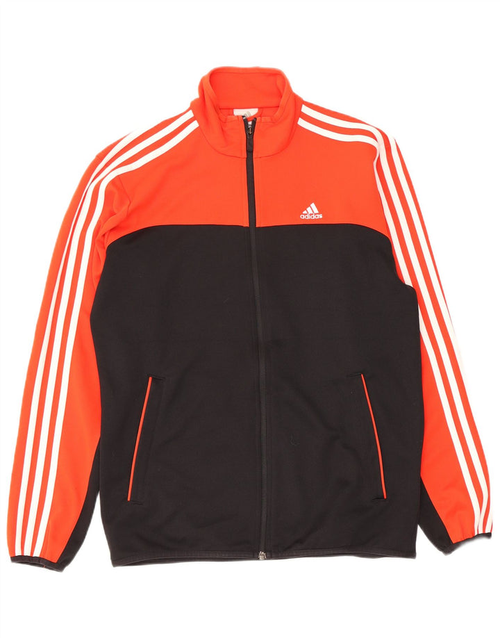 Adidas Træningsdragt til mænd Topjakke UK 38/40 Medium Orange Colourblock