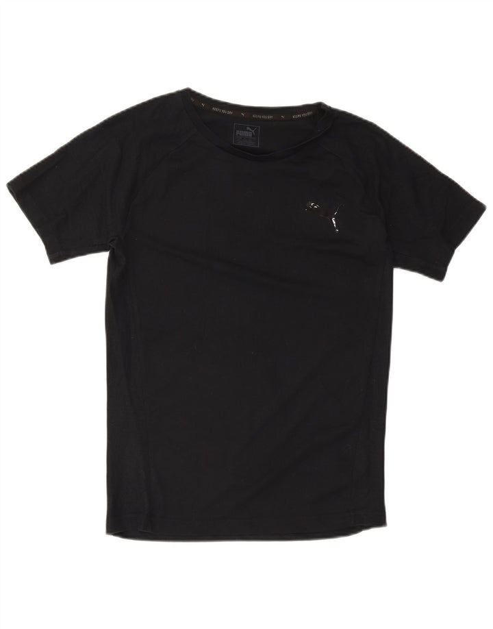 Puma herre T-shirt top lille sort bomuld