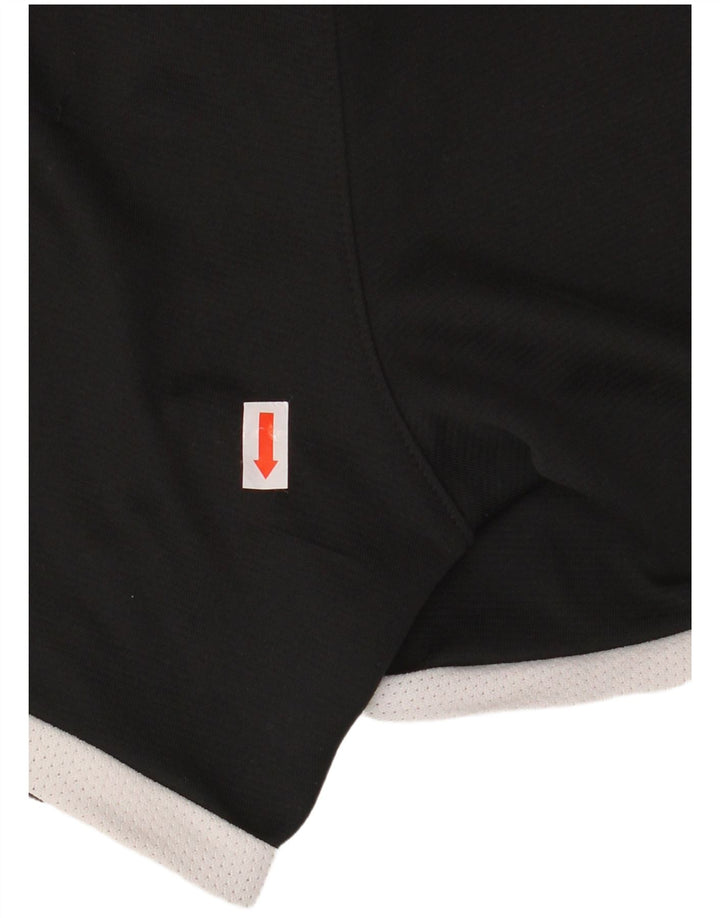 Nike sportsshorts til kvinder UK 10 Small Black Colourblock Polyester