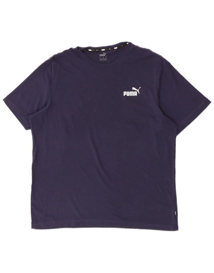 Puma Herre grafisk T-shirt Top XL Marineblå