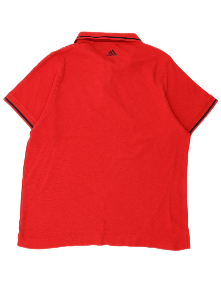 Adidas Polo Shirt til mænd, stor rød bomuld