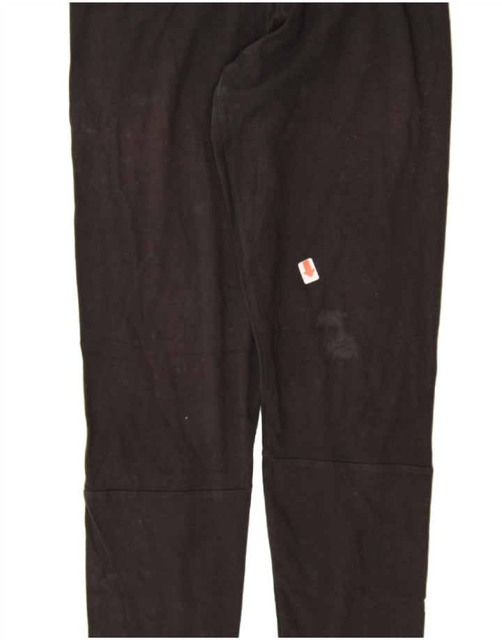 ADIDAS Girls Graphic Leggings 13-14 Years Black Vintage Adidas and Second-Hand Adidas from Messina Hembry 