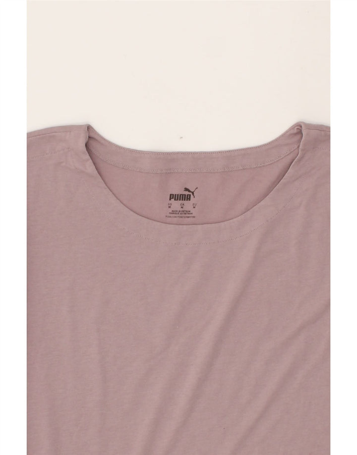 PUMA Womens T-Shirt Top UK 14 Medium Pink Vintage Puma and Second-Hand Puma from Messina Hembry 