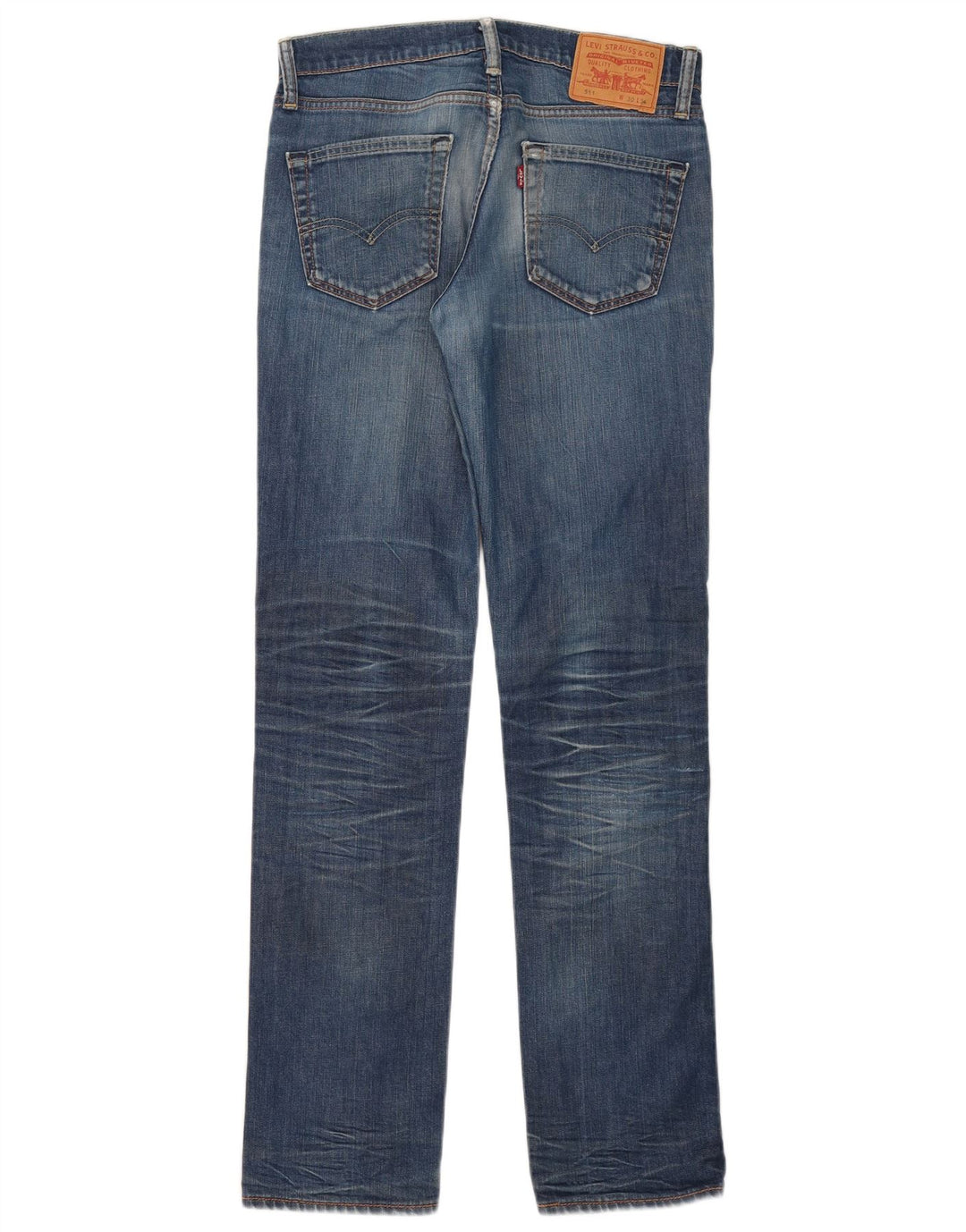Levi's Dame 511 Slim Jeans W30 L34 Blå Bomuld