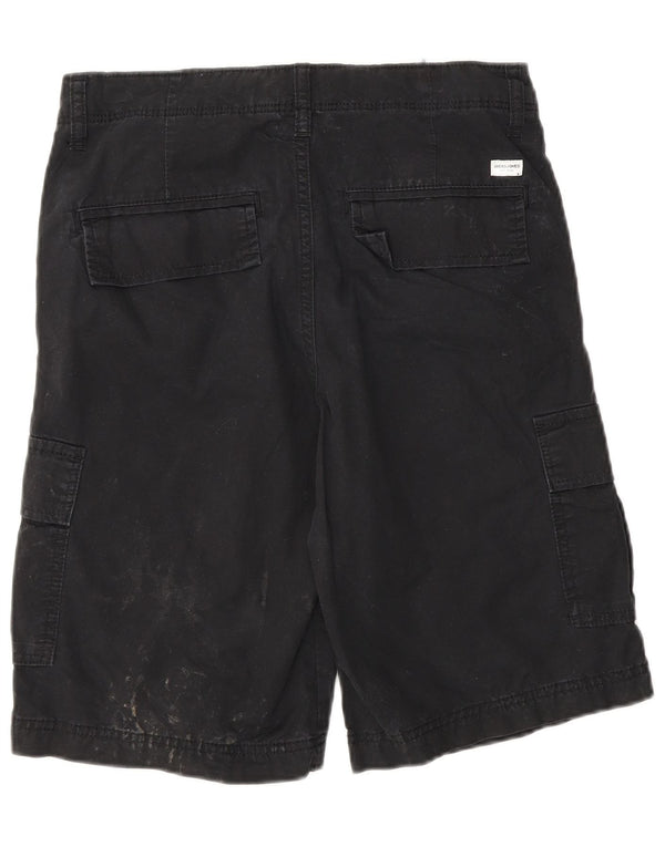 Jack & Jones Herre Cargo Shorts XS W26 Sort Bomuld