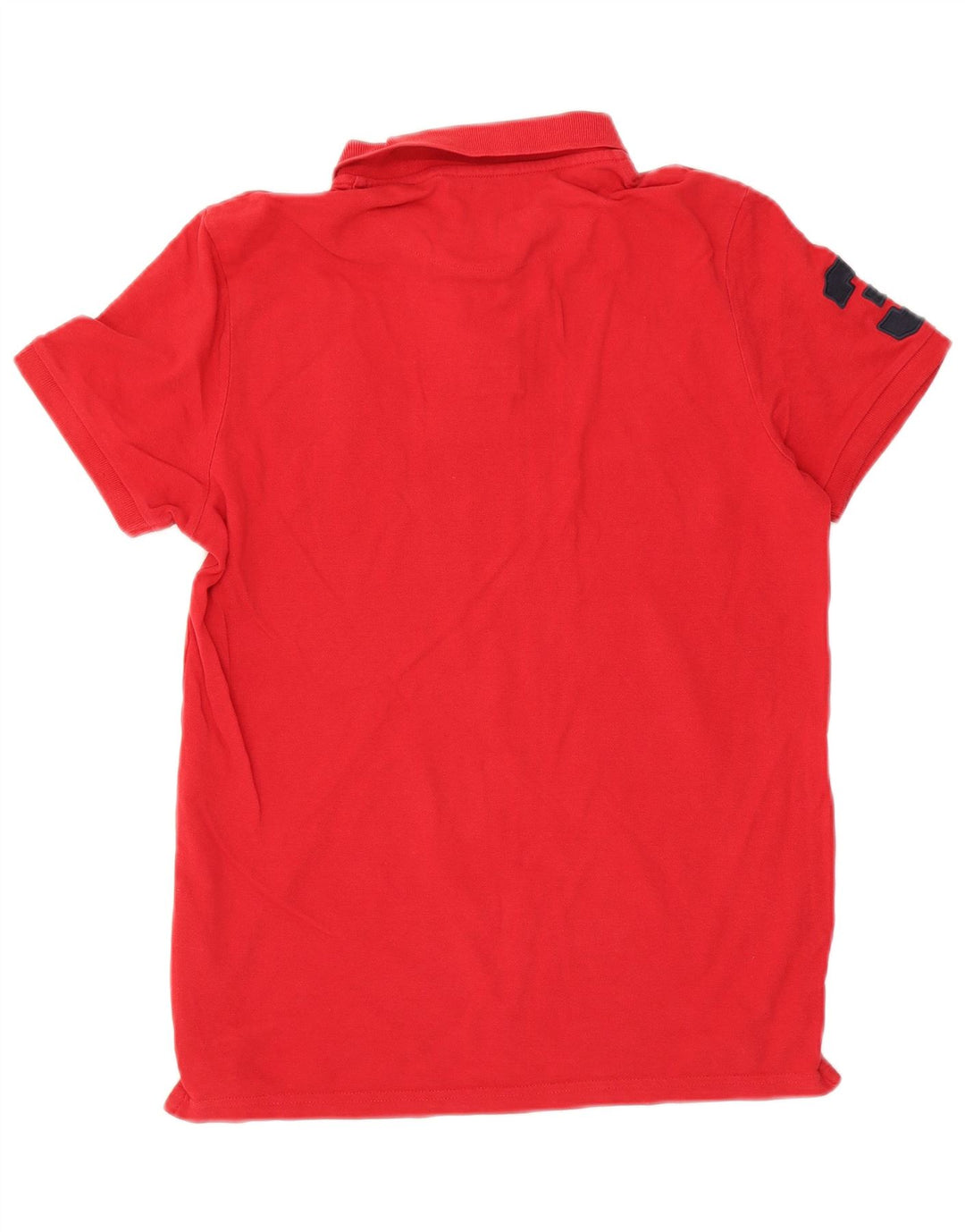 U.S. Polo Assn. Herre grafisk Regular Fit skjorte medium rød bomuld
