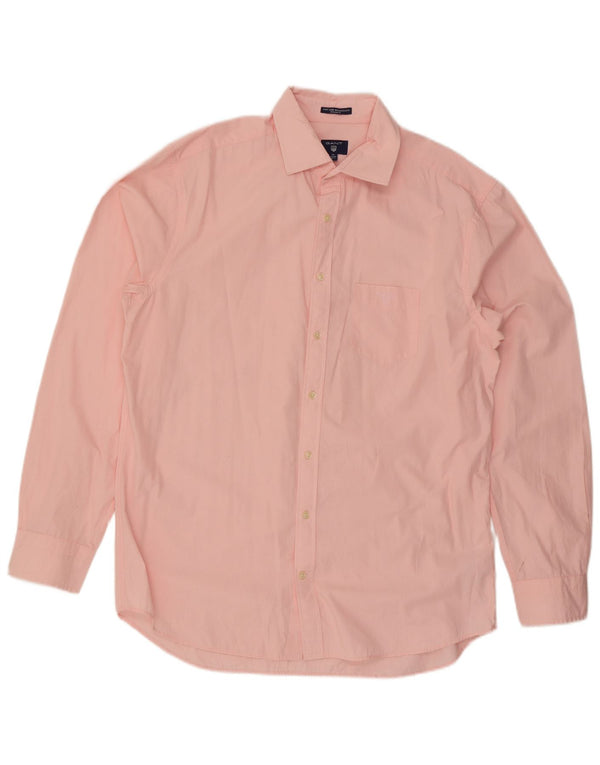 Gant herre Regular Fit skjorte størrelse 43/44 17 1/2 XL Pink Bomuld