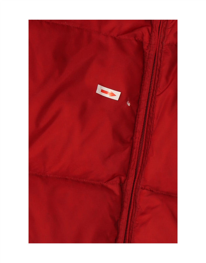 Gap Herre Polstret Gilet UK 40 Large Rød Nylon