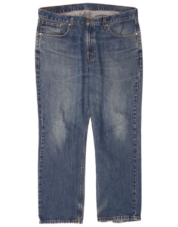 Levi's lige jeans til kvinder W40 L30 blå bomuld