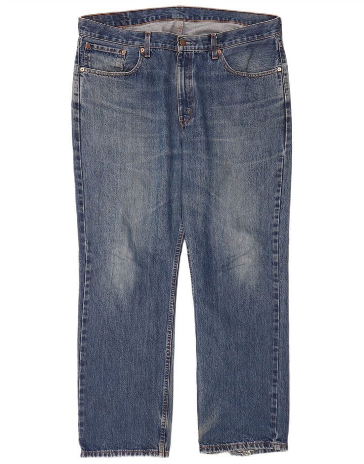 Levi's lige jeans til kvinder W40 L30 blå bomuld