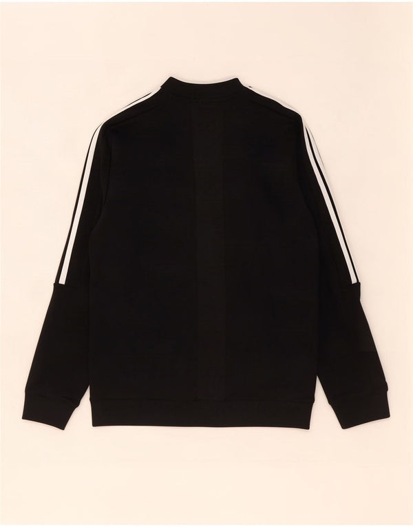 Adidas Drenge Træningsdragt Topjakke 11-12 År Sort Polyester