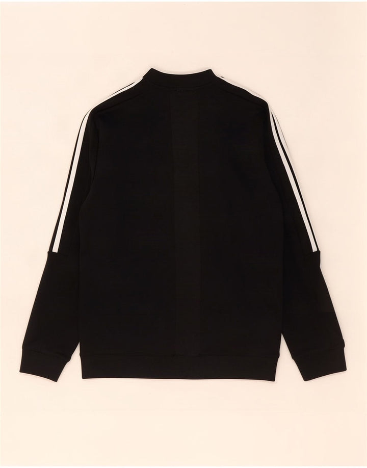 Adidas Drenge Træningsdragt Topjakke 11-12 År Sort Polyester