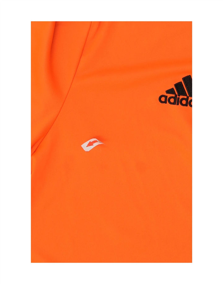 Adidas Herre Climalite T-Shirt Top XL Orange Polyester