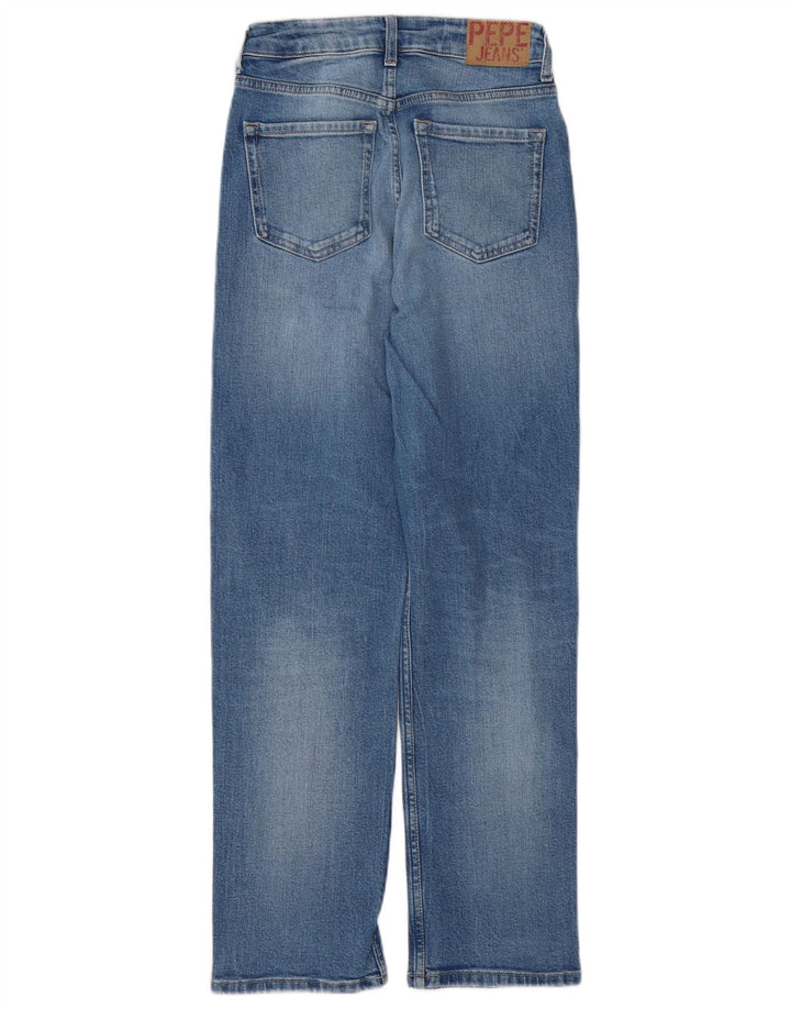 PEPE JEANS Lige jeans til kvinder W25 L28 Blå bomuld