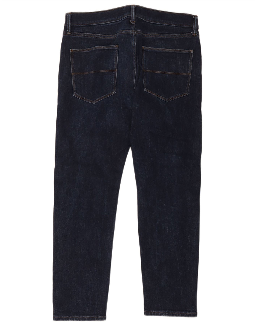 Marks & Spencer Dame Slim Jeans W32 L29 Marineblå Bomuld