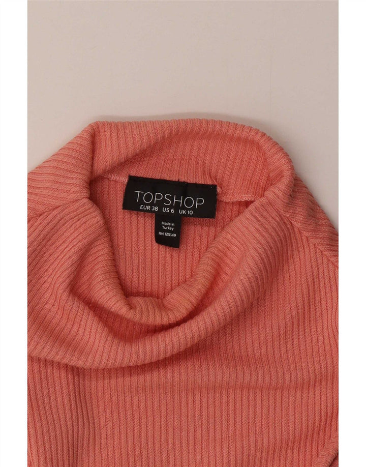 Topshop Damevest Top UK 10 Small Pink