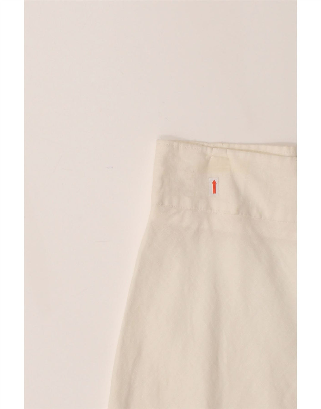 BENETTON Womens A-Line Skirt W32 Large  White Vintage Benetton and Second-Hand Benetton from Messina Hembry 