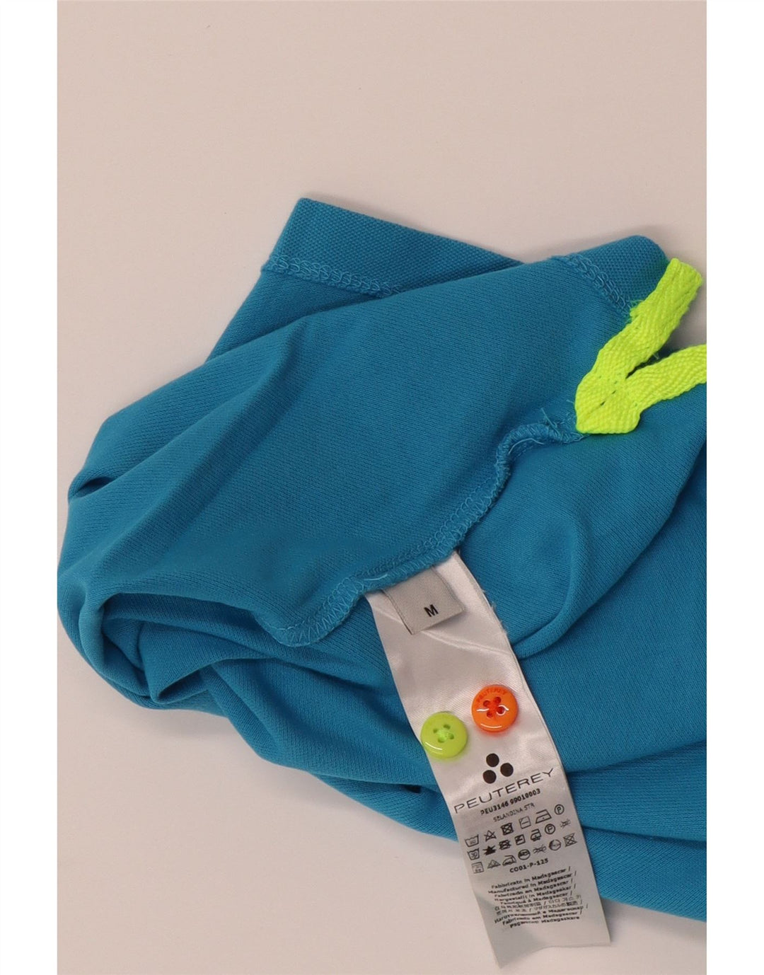 PEUTEREY Poloshirt til mænd Medium blå bomuld