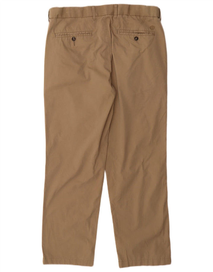 Marks & Spencer Herre Regular Chino Bukser W34 L29 Beige Bomuld