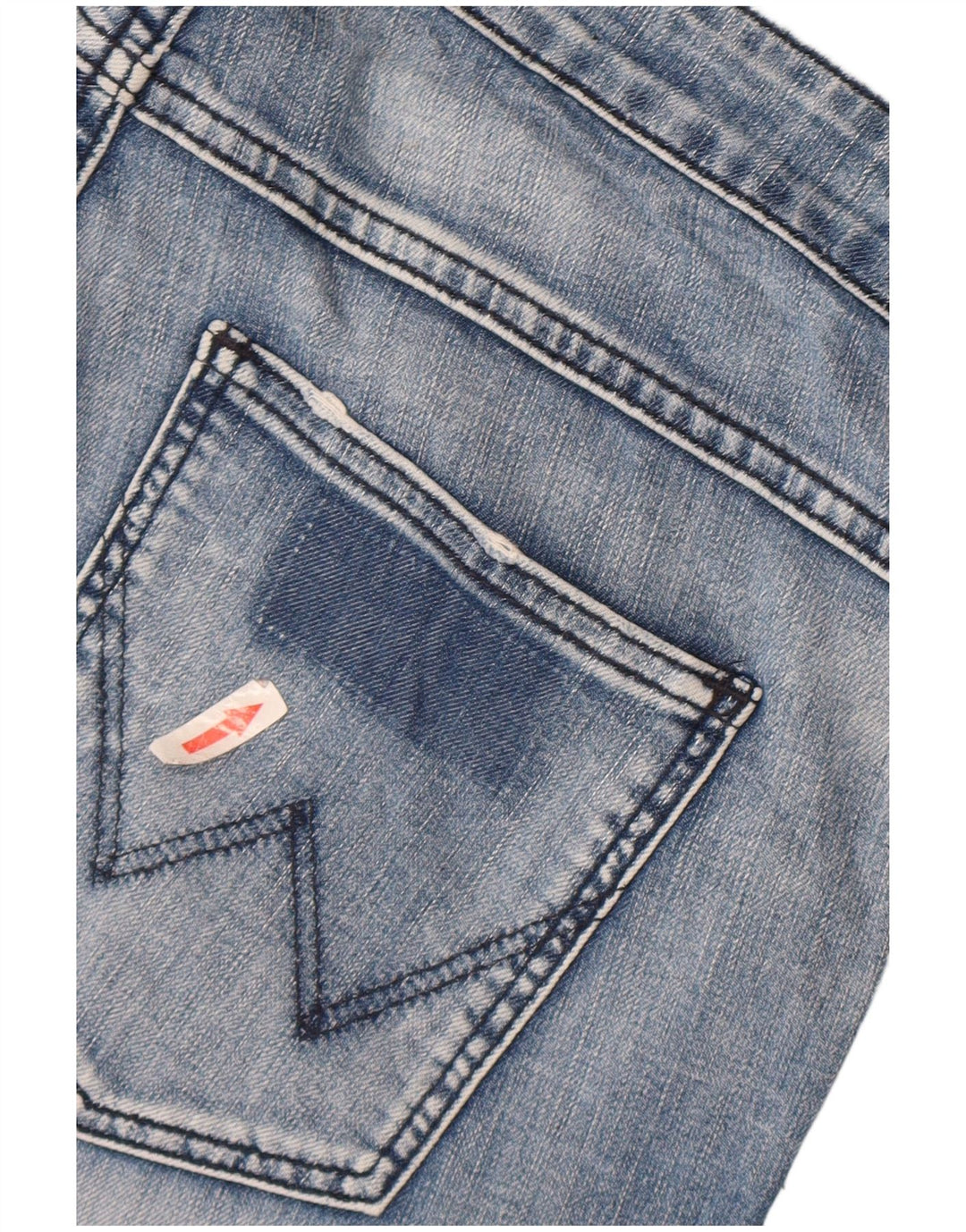 Wrangler skinny jeans til kvinder W30 L32 blå bomuld