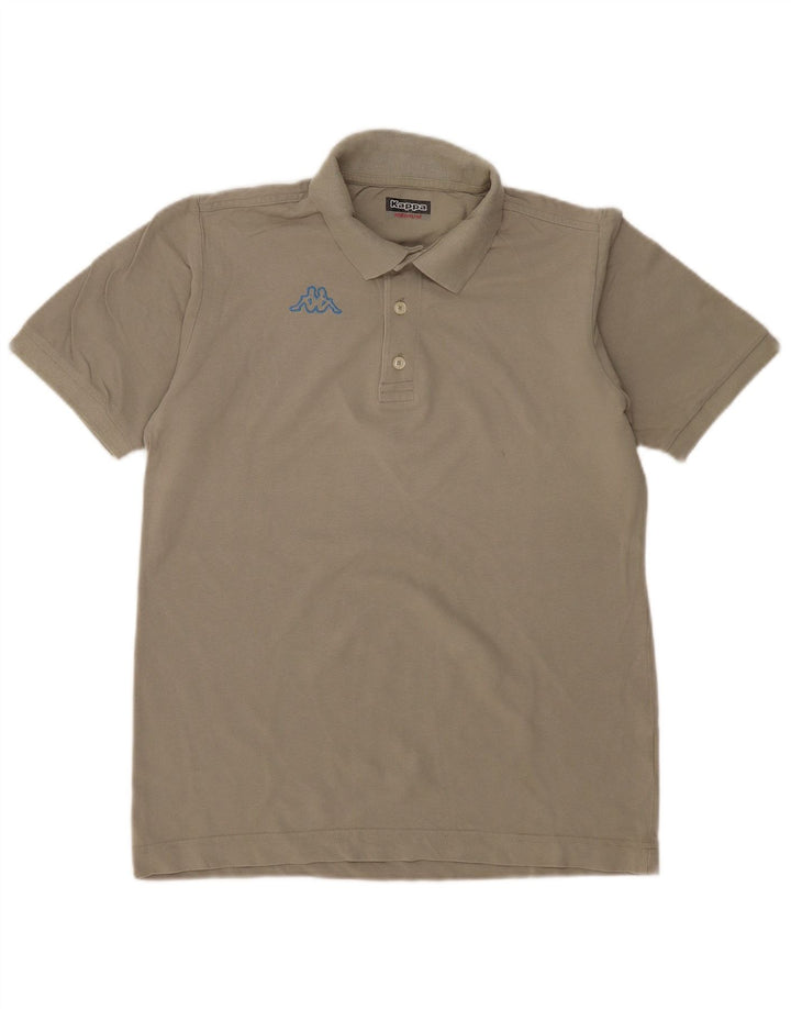 KAPPA Grafisk poloshirt til mænd Medium Khaki