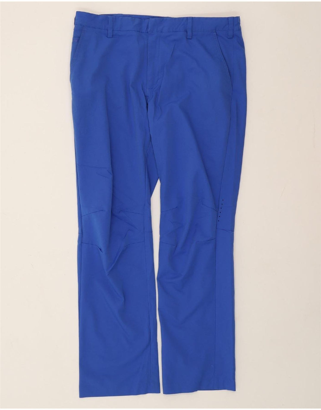 ADIDAS Straight Chino Bukser til mænd W36 L32 Blå polyester