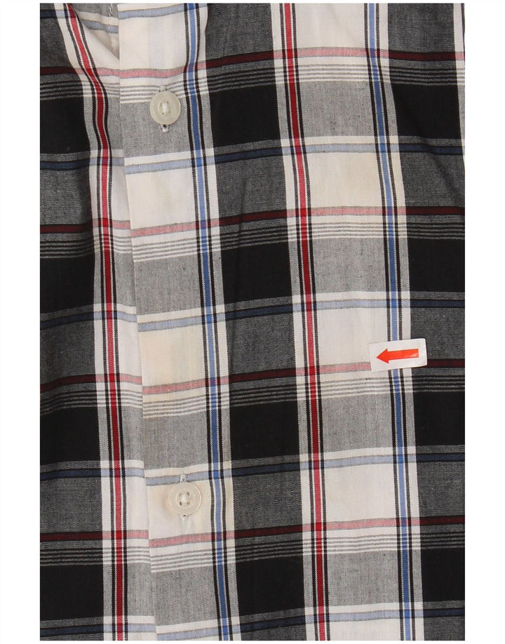 IZOD drenge flannelskjorte 14-15 år Stor sort ternet bomuld