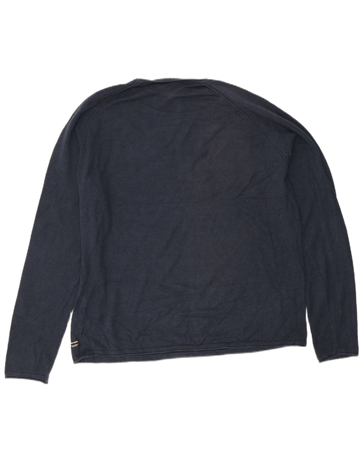 Jack & Jones Herre Top Langærmet 2XL Navy Blue