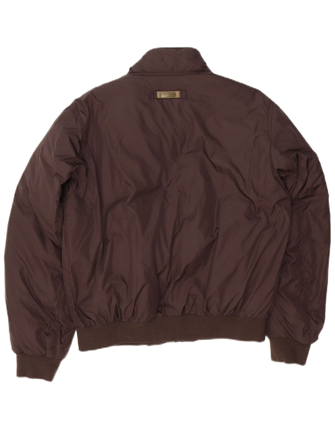 Henry Cottons Herre Bomber Polstret Jakke IT 54 2XL Brun Polyamid