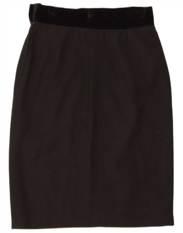 Valentino Pencil Nederdel til kvinder UK 12 Medium W30 Sort