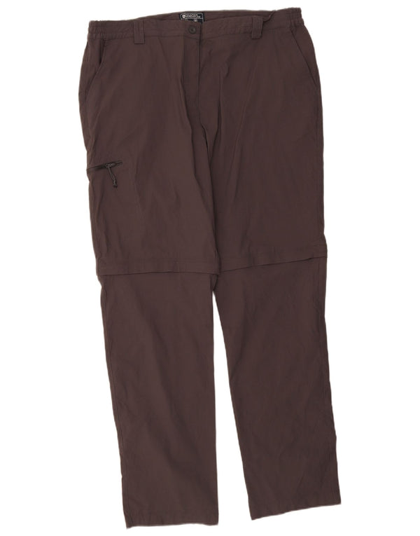 Mountain Warehouse Lige Chinobukser til kvinder UK 18 XL W36 L31 Grå