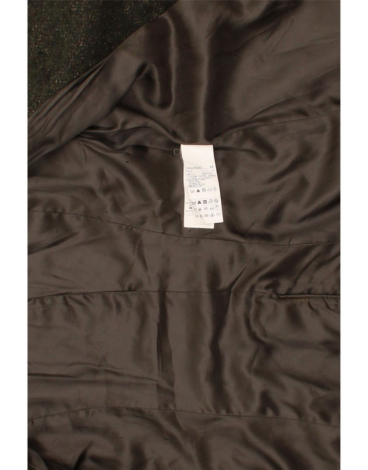 BENETTON Womens Overcoat IT 44 Medium Green Polyester Vintage Benetton and Second-Hand Benetton from Messina Hembry 